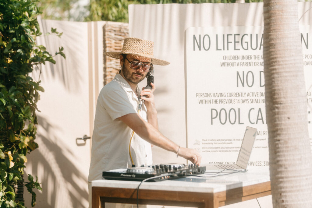 dj at caravan swim club